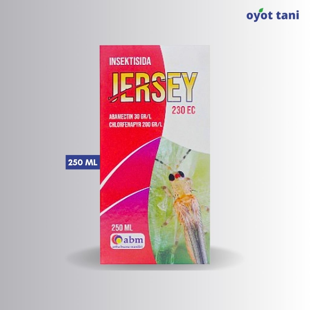 Jersey 230EC 250 ml (Original) | Insektisida Sistemik Translaminar, Racun Kontak & Lambung Bahan Akt
