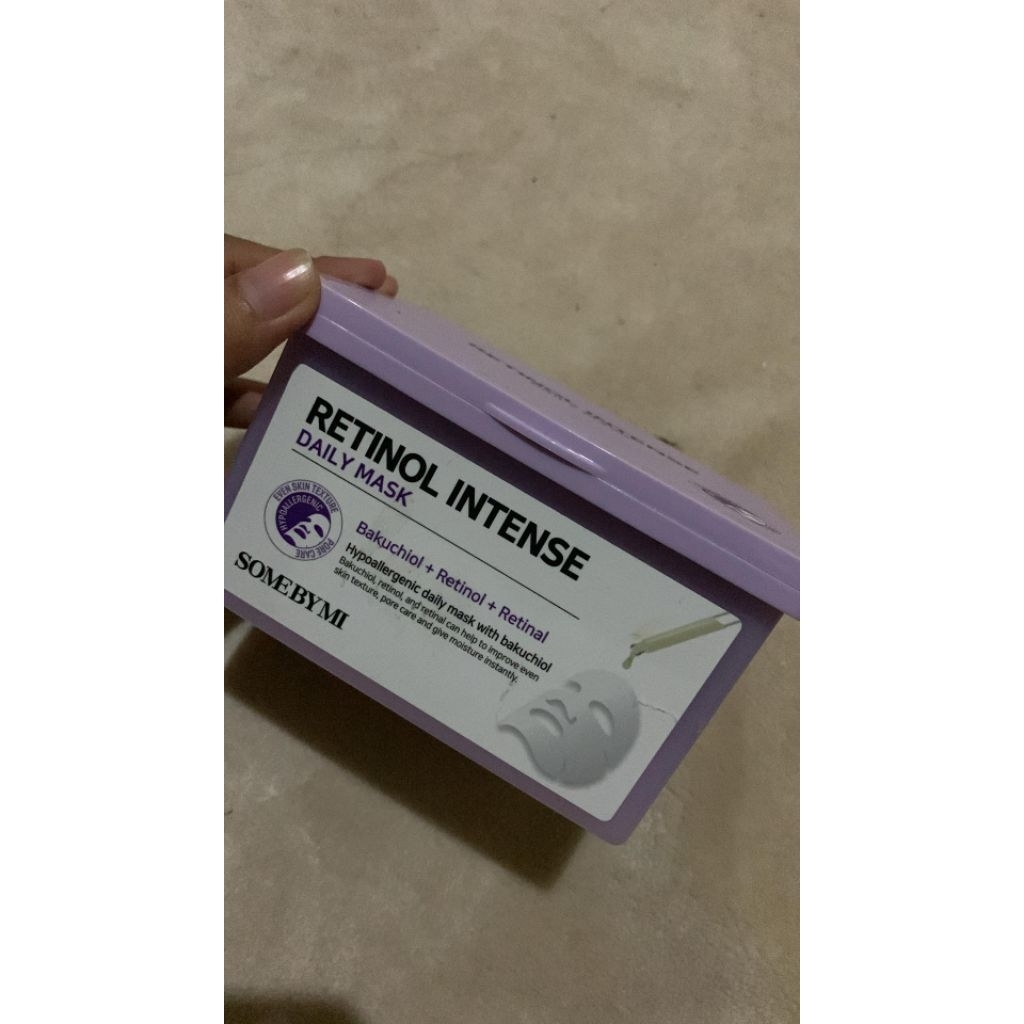 Preloved Some By Mi Retinol Intense Daily Mask ORIGINAL (EXP.2027)