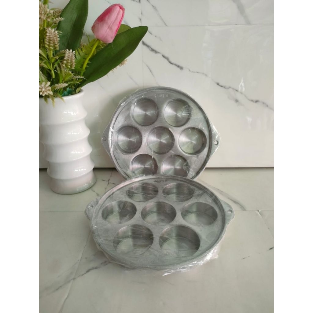 Cetakan roti pisang lobang 7/cetakan anti lengket