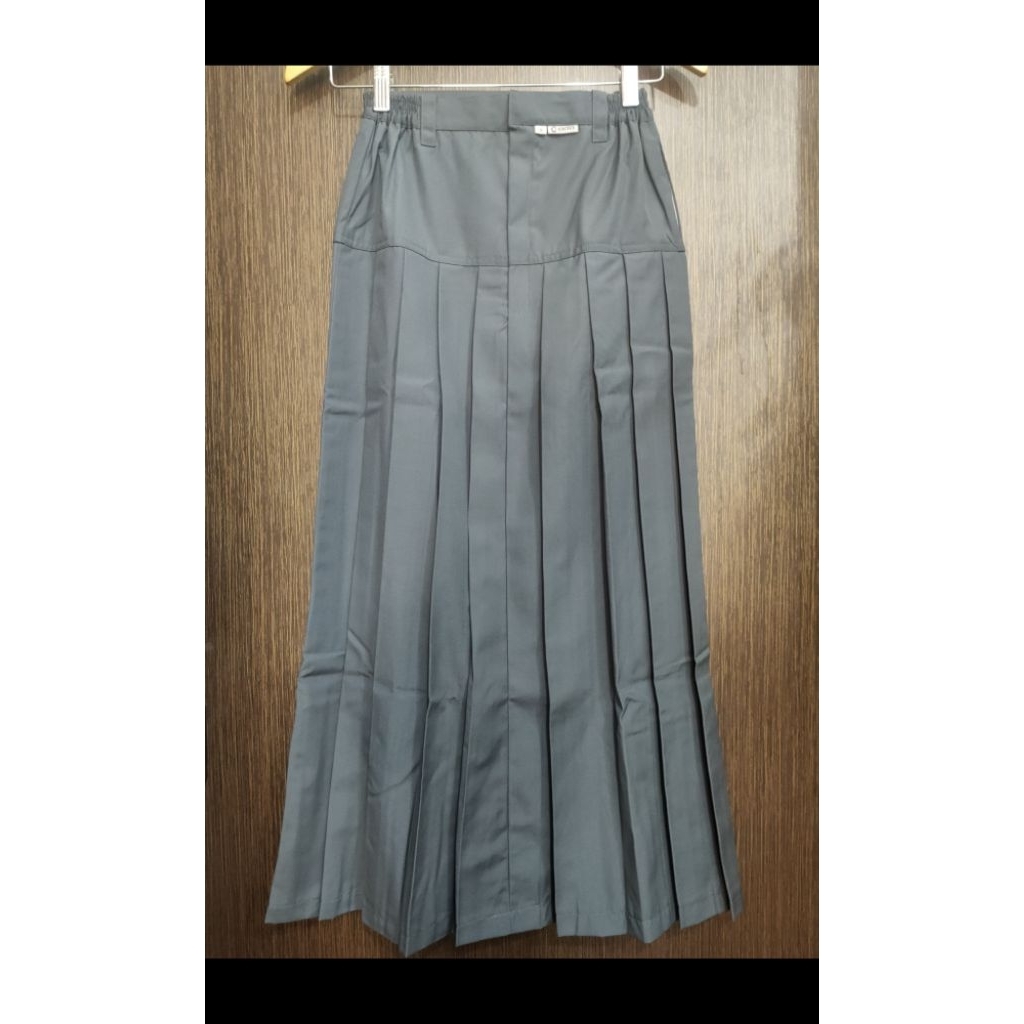 Seragam Sekolah Cicici 1 Rok Panjang Baping SMK/SMA Rok Baping Putih Hitam Abu Pramuka