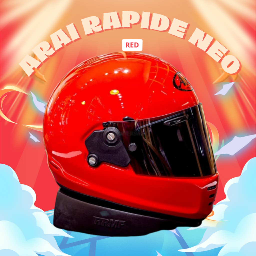 HELM ARAI RAPIDE NEO RED