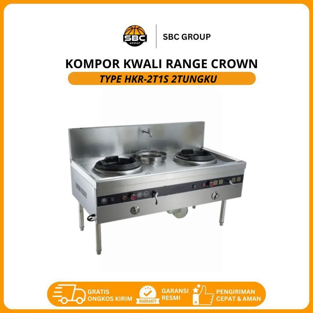KOMPOR KWALI RANGE CROWN TYPE HKR-2T1S By SBC