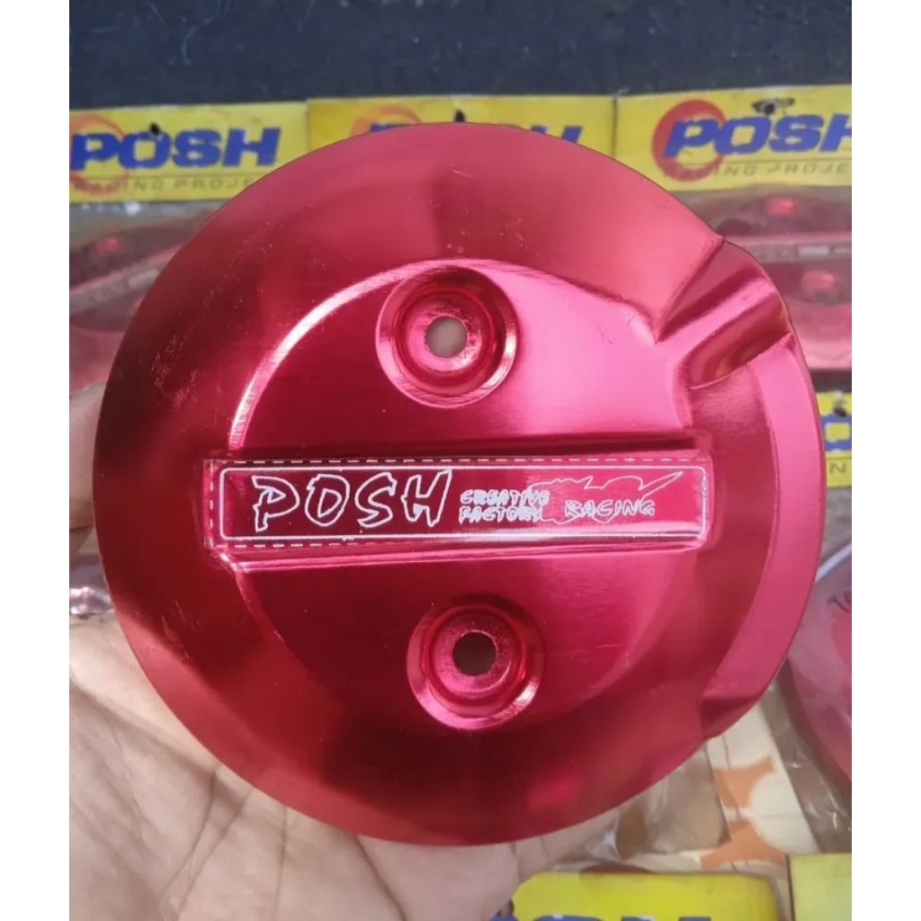 Cover bak mesin (tutup kopling) original Posh Thailand untuk Suzuki smash 110 & Shogun 125R