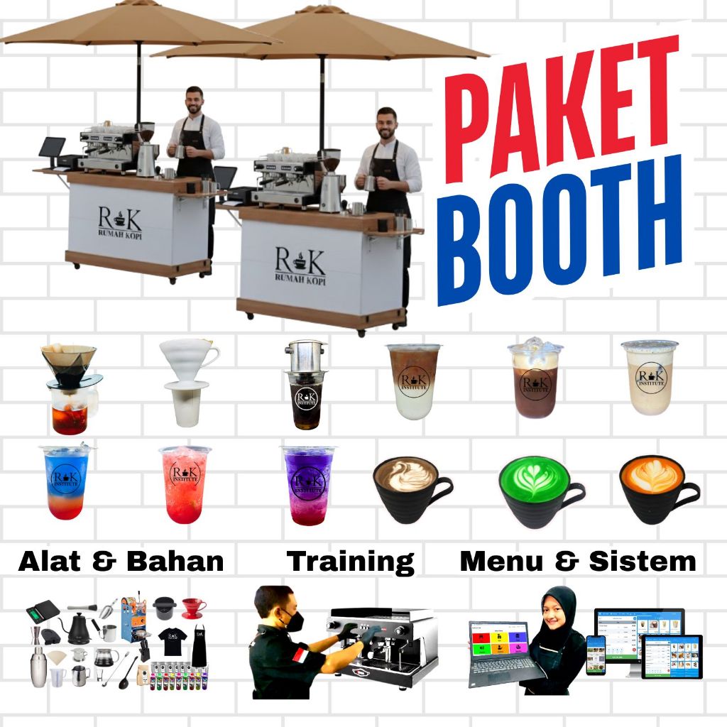 Paket Booth Minuman Kemitraan Rumah Kopi Indonesia