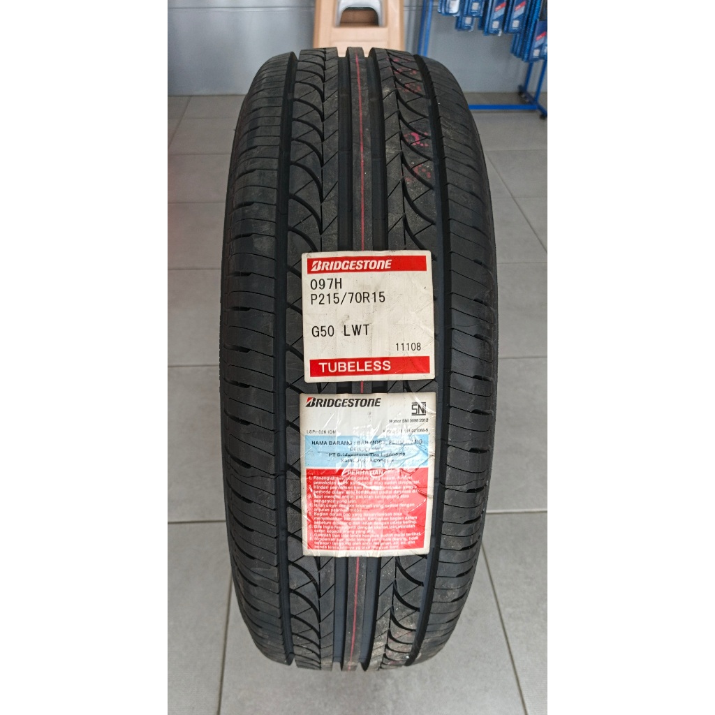 Ban mobil crv hiace taruna 215/70 R15 Bridgestone Turanza GR50 made in japan jepang list putih