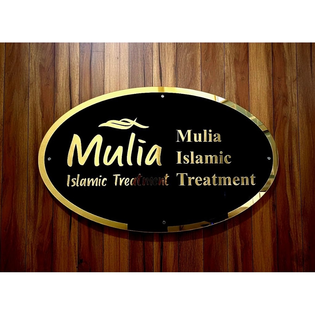 LOGO AKRILIK LAMPU PALEMBANG/ AKRILIK LAMPU / AKRILIK LOGO Bulat ukuran 50 x 50 cm