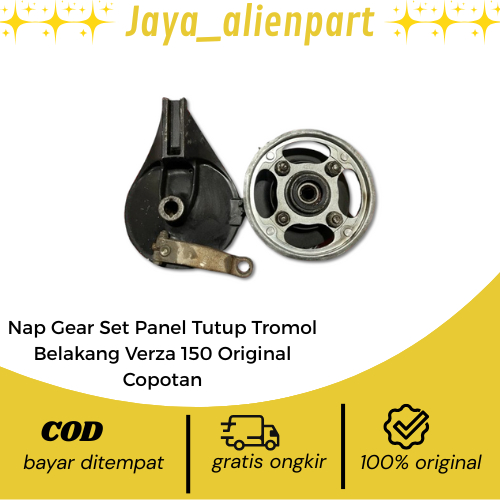 Nap Gear Set Panel Tutup Tromol Belakang Honda Verza 150 Original Copotan