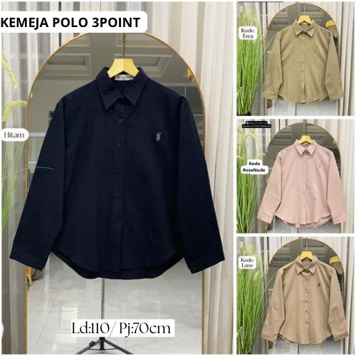 SALE KEMEJA CEWEK BEAMISH MOTIF ORIGINAL