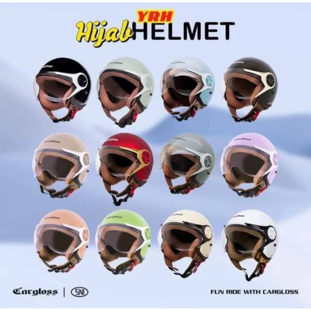 Helm Cargloss Hijab YRH Original