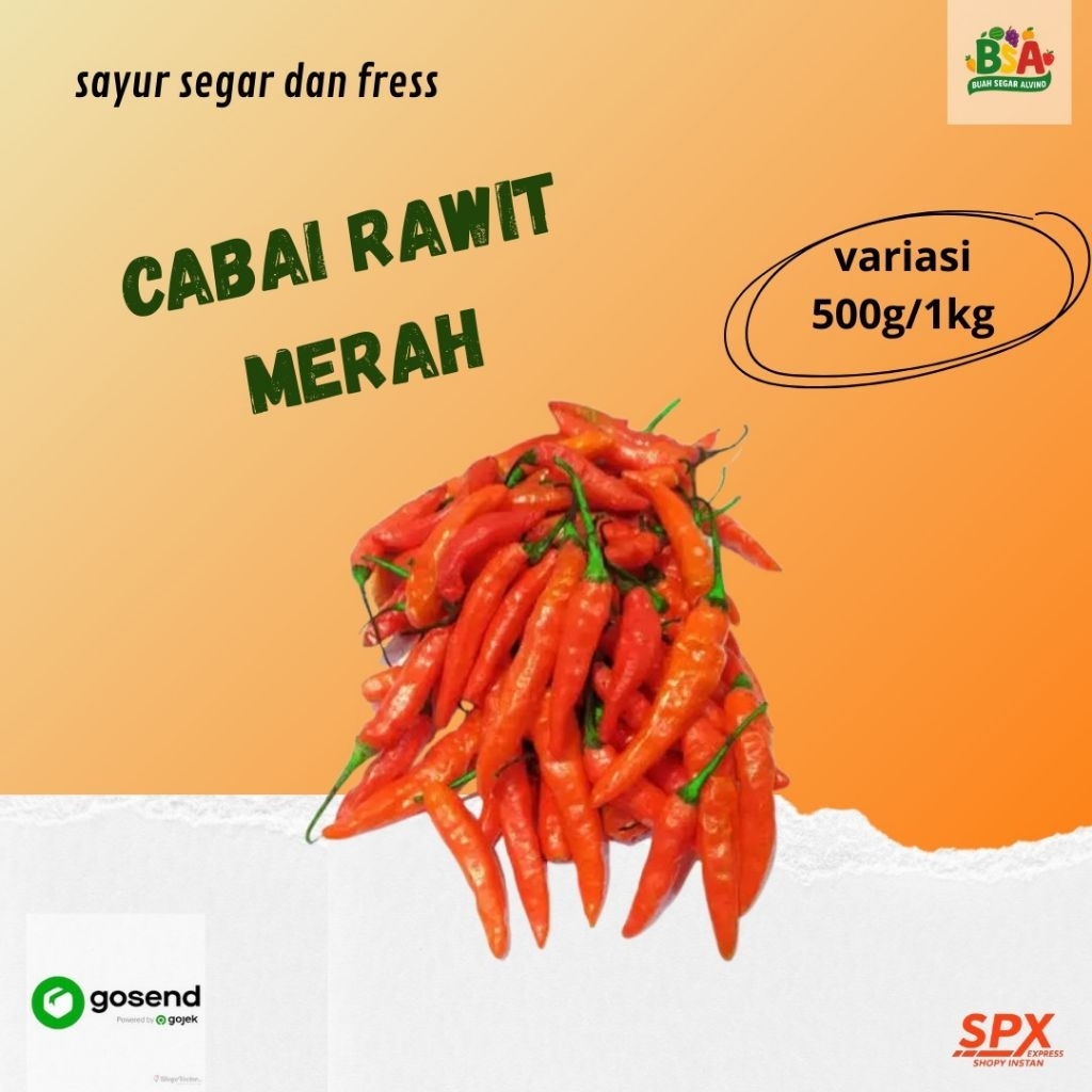 CABE RAWIT MERAH SEGAR BANDUNG