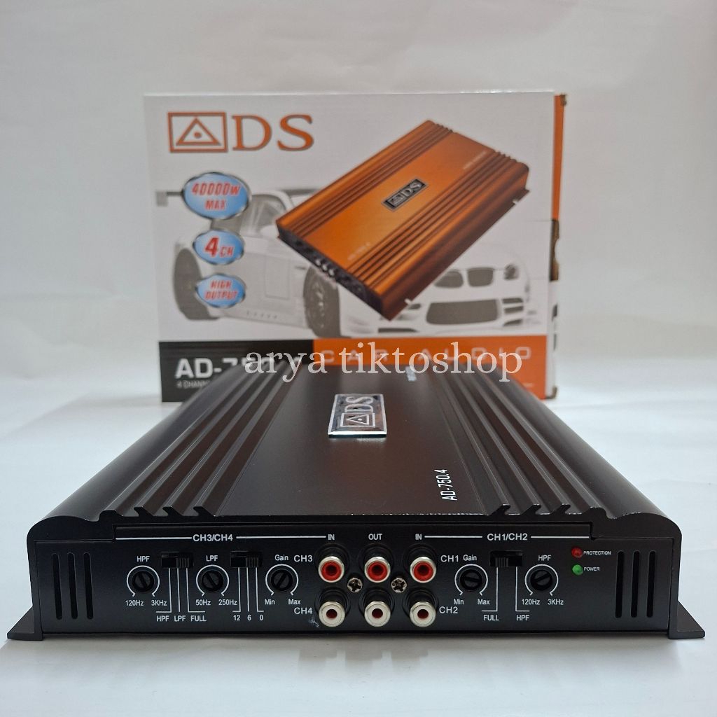 POWER ADS AD 750.4CHANEL AMPLIFIER ADS AD 750.4