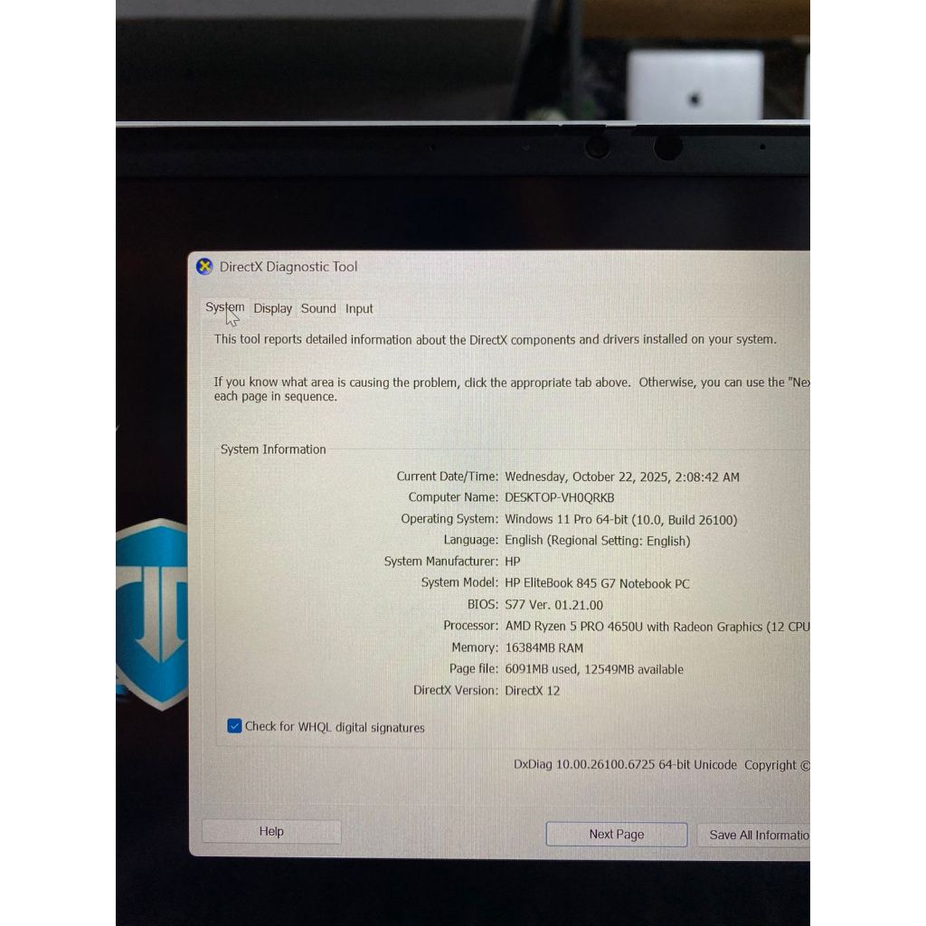 HP ELITEBOOK 845 G7 Notebook PC