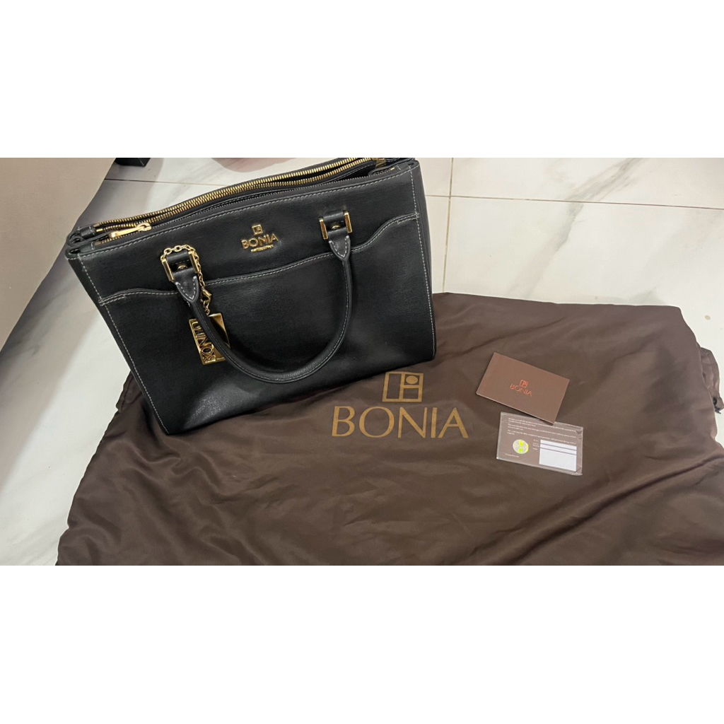Bonia Satchel Bag Black