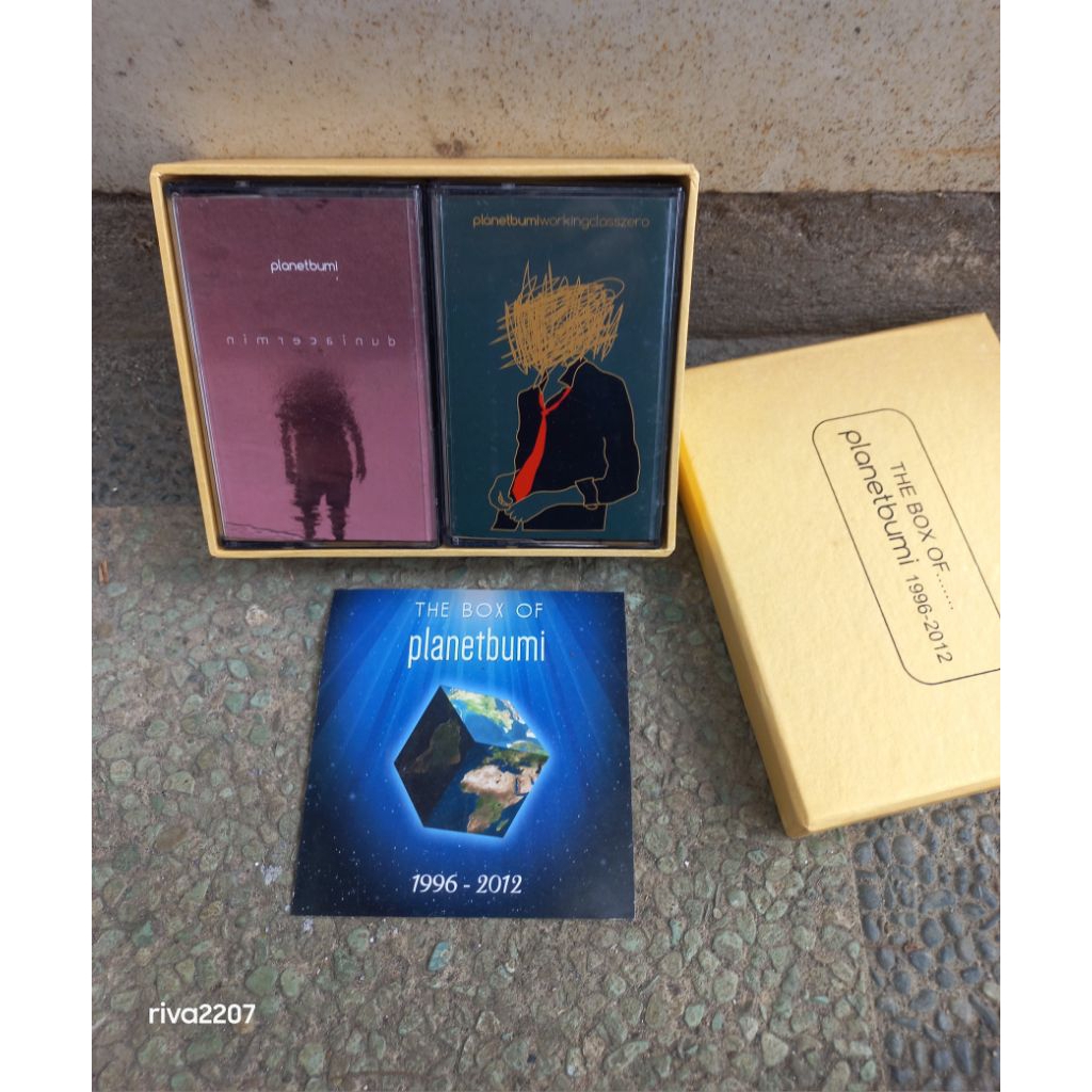 boxset planet bumi - kaset pita planet bumi - the box of planetbumi 1996 - 2021