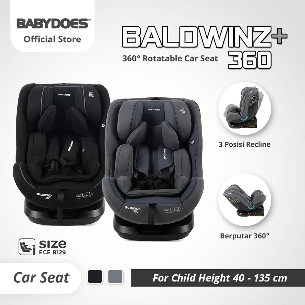 BABYDOES CARSEAT BALDWINZ+ 360° ROTATABLE CAR SEAT 360