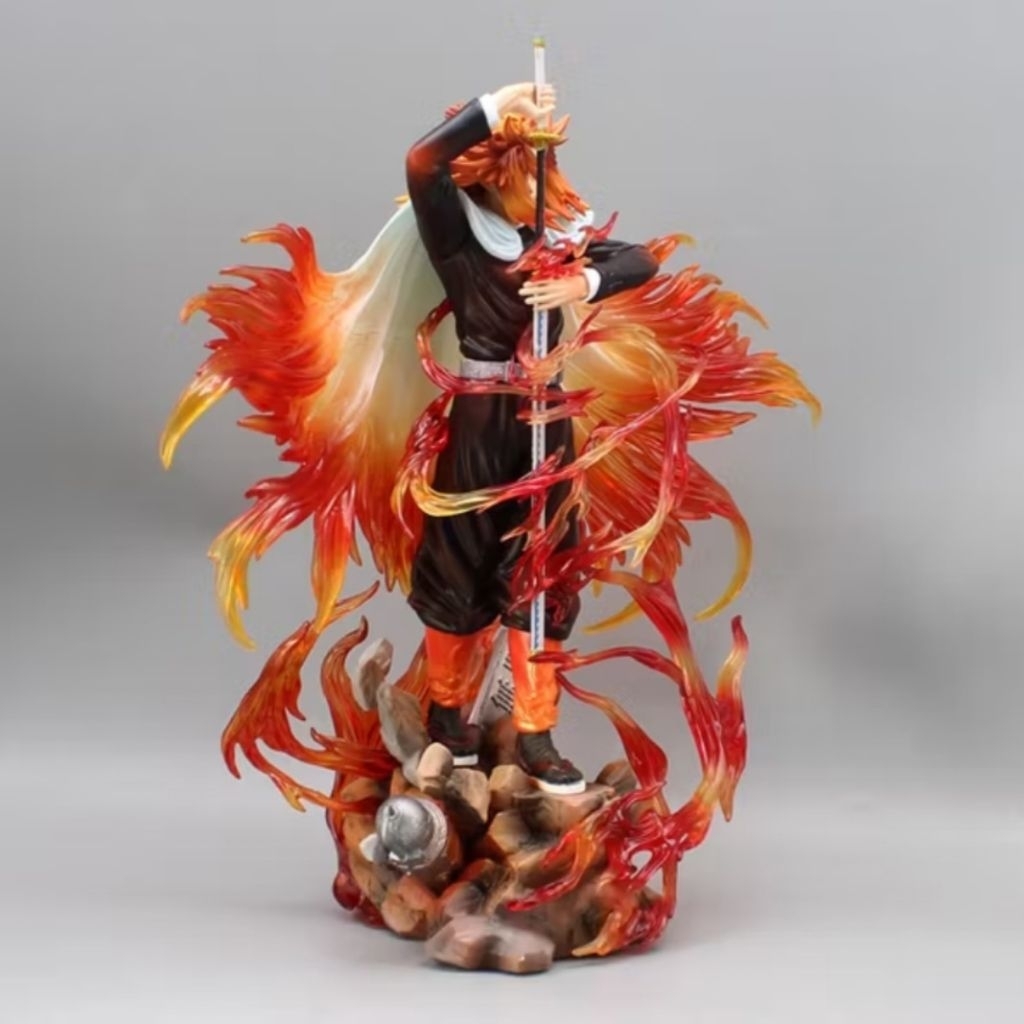 Statue Action Figure Rengoku Kyojuro Flame Slash Neijuan Studio Design Recast