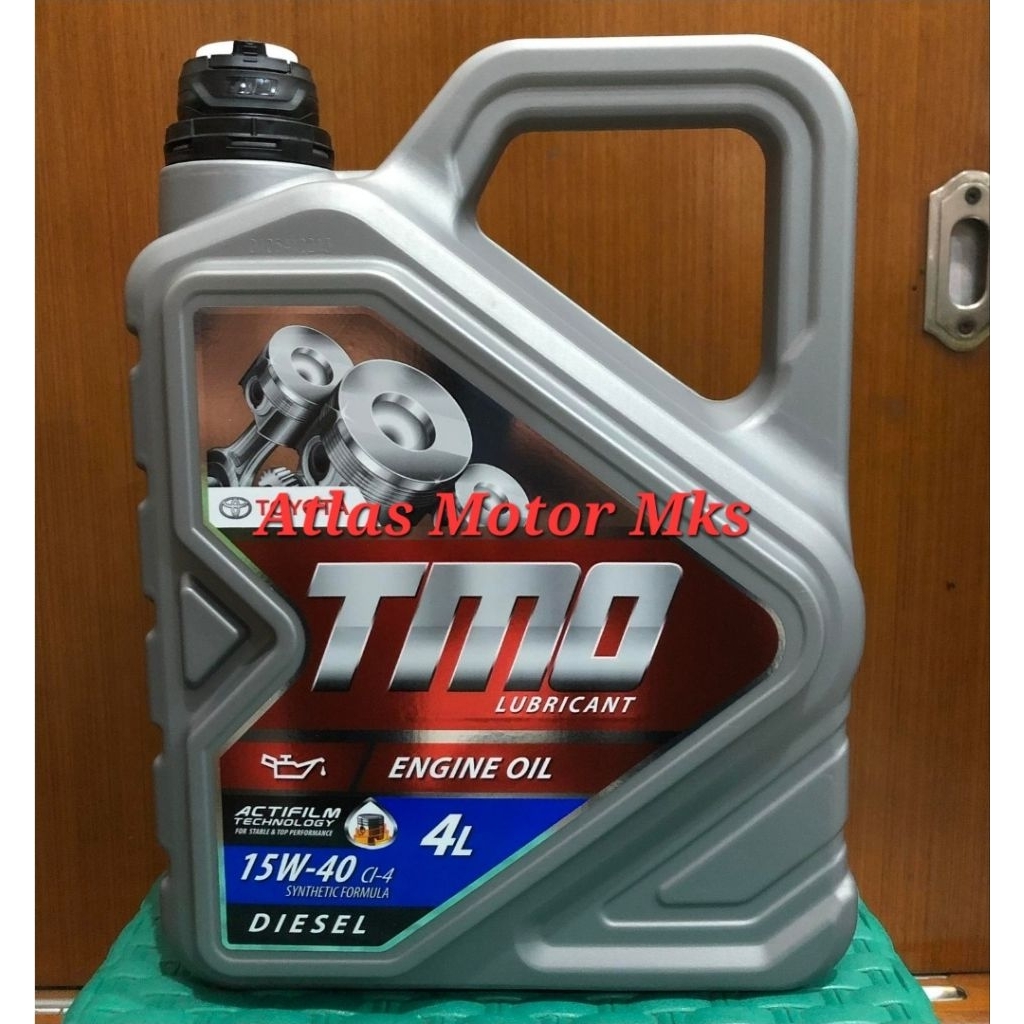 [4LITER] OLI MESIN TOYOTA TMO 15W40 PELUMAS MESIN KENDARAAN DIESEL - 4 LITER
