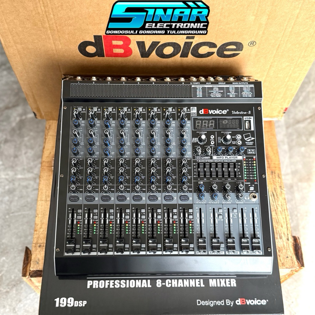 MIXER DB VOICE VALENTINE 8 | VALENTINE8 ORIGINAL