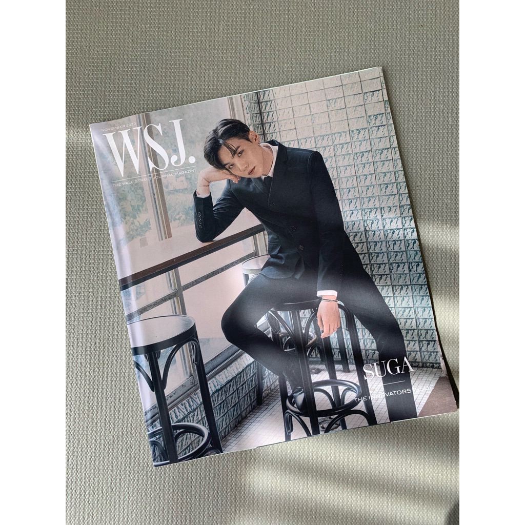 Majalah WSJ cover BTS suga