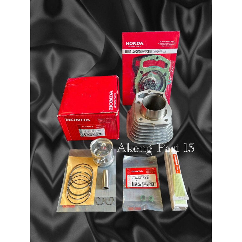 Blok Seher Komplit Topset lem Honda GL 100/GL 125/CB 100/CB 125 ORI (124cm)