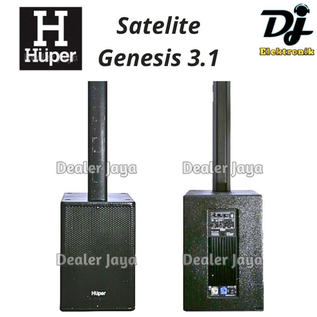 Speaker Subwoofer Aktif Huper Genesis 3.1 - (1 Set)