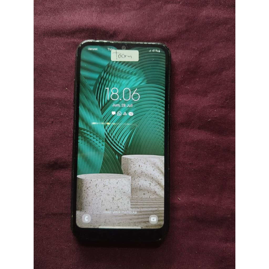 Samsung a01 minusan tockrin