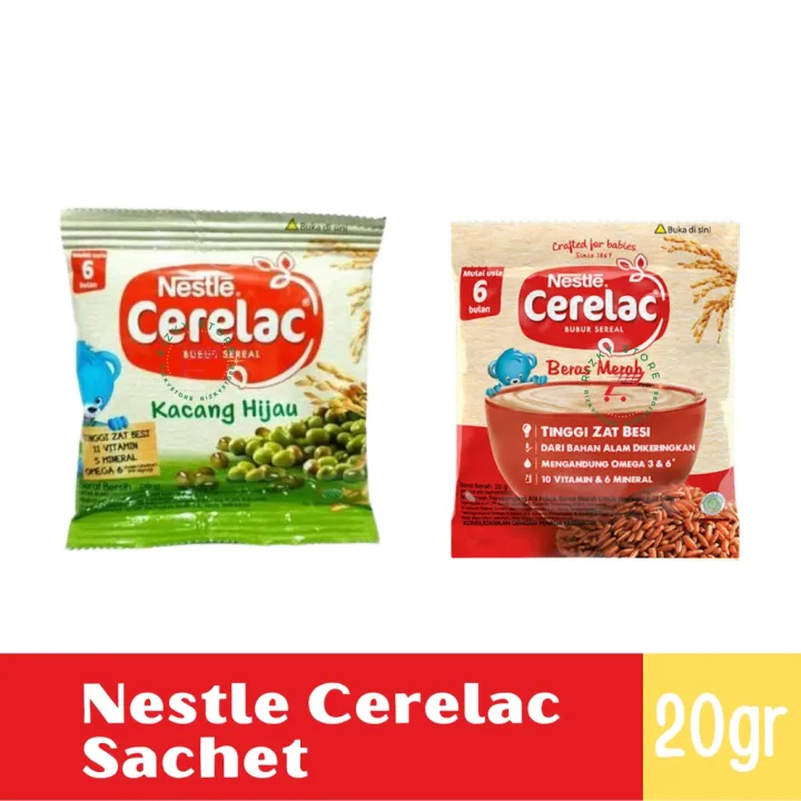 Nestle Cerelac Renceng Isi 8 Sachet Bubur untuk Bayi
