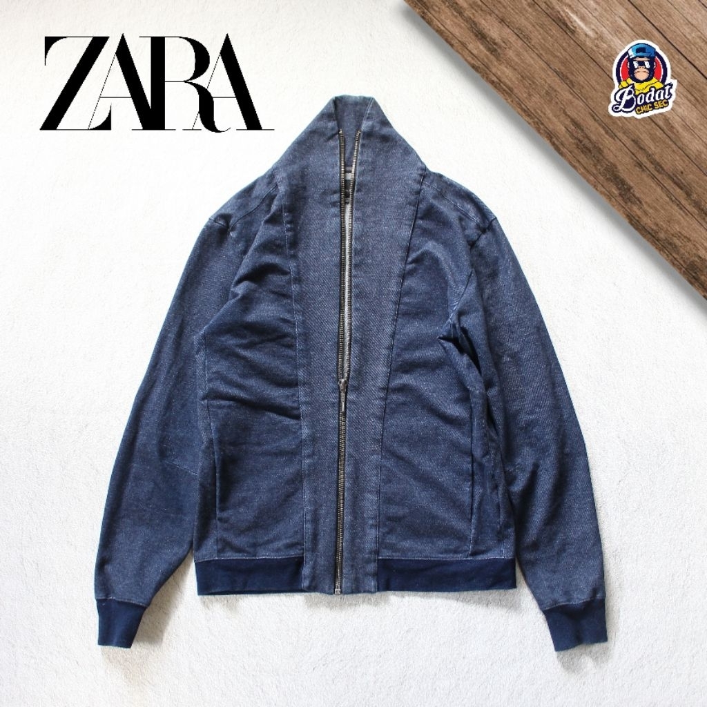 Zara Man Denim/Jeans Stretch Jacket