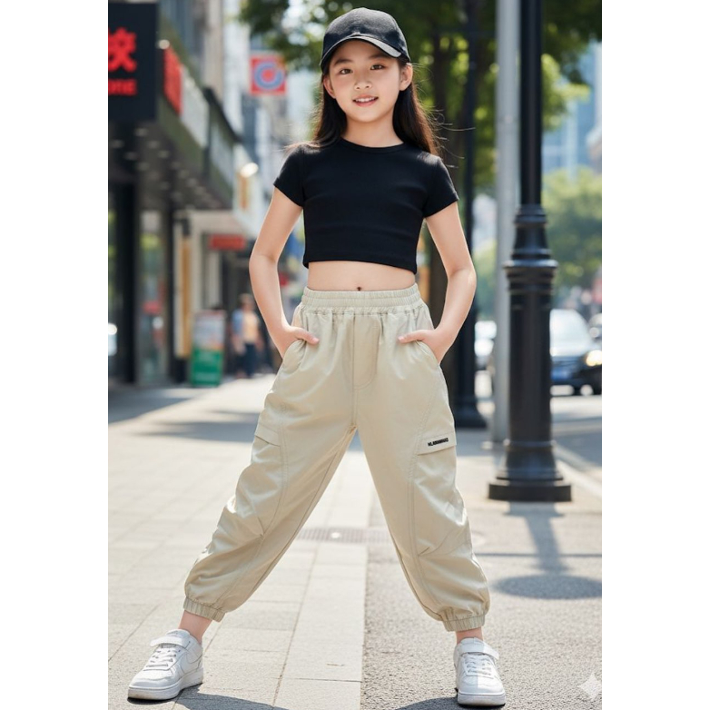 Jogger Cargo Anak, Jogger Cargo Cream, Jogger Cargo Premium, Jogger CargoTrendy