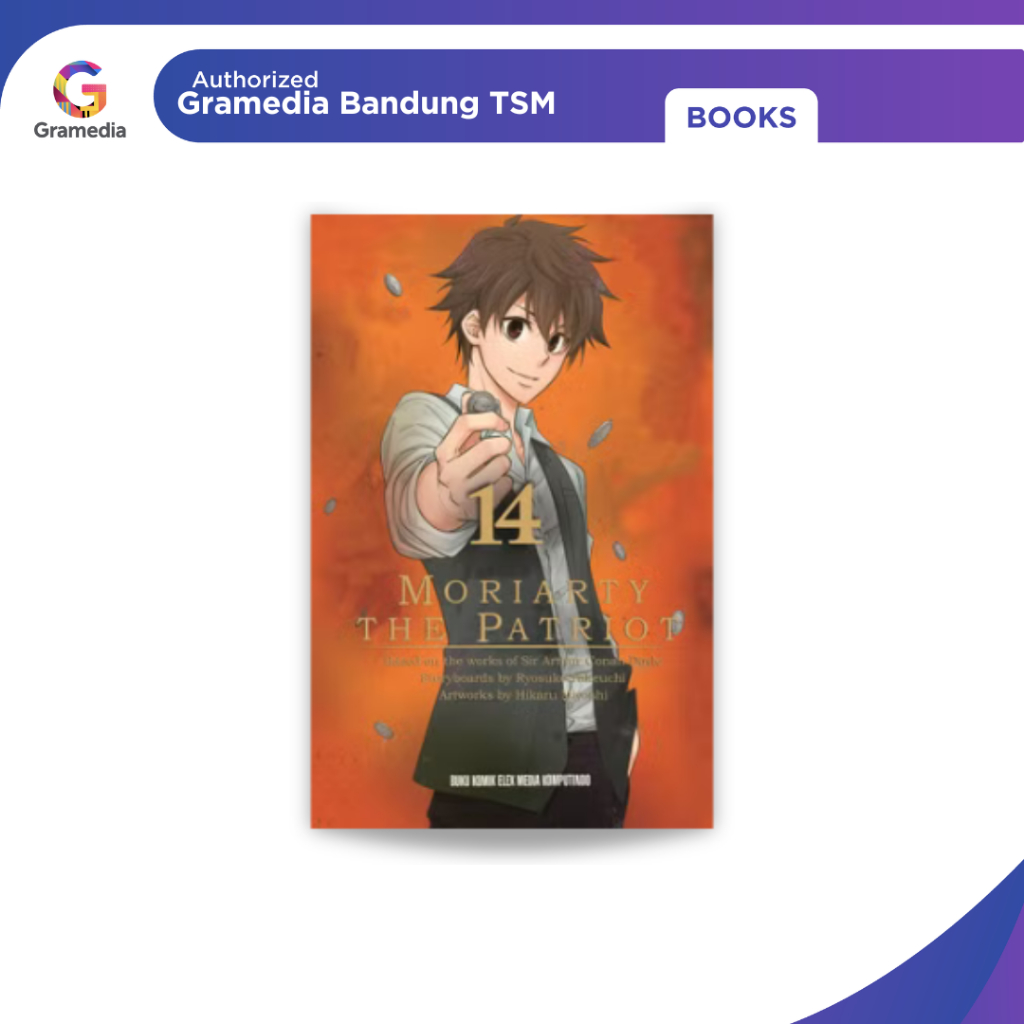 Gramedia Bandung TSM - Moriarty the Patriot 14