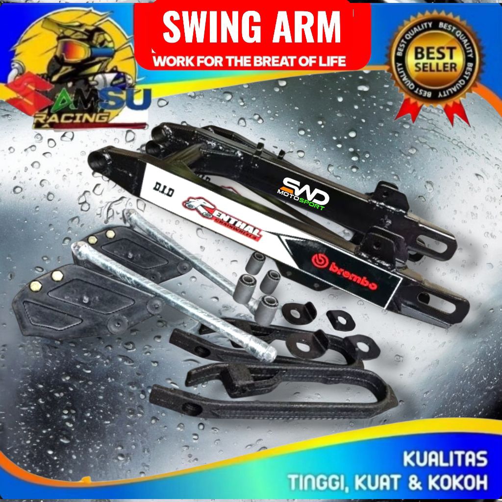 Swing ARM GTX arm trail repika arm bebek arm custom motor bebek trail Jupiter Supra Shogun amah MX f