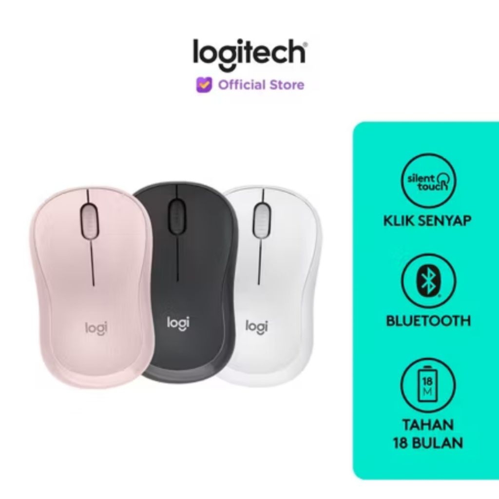 Mouse Logitech M240, Mouse Wireless Bluetooth Silent Click, Mouse Logitech M196 Bluetooth