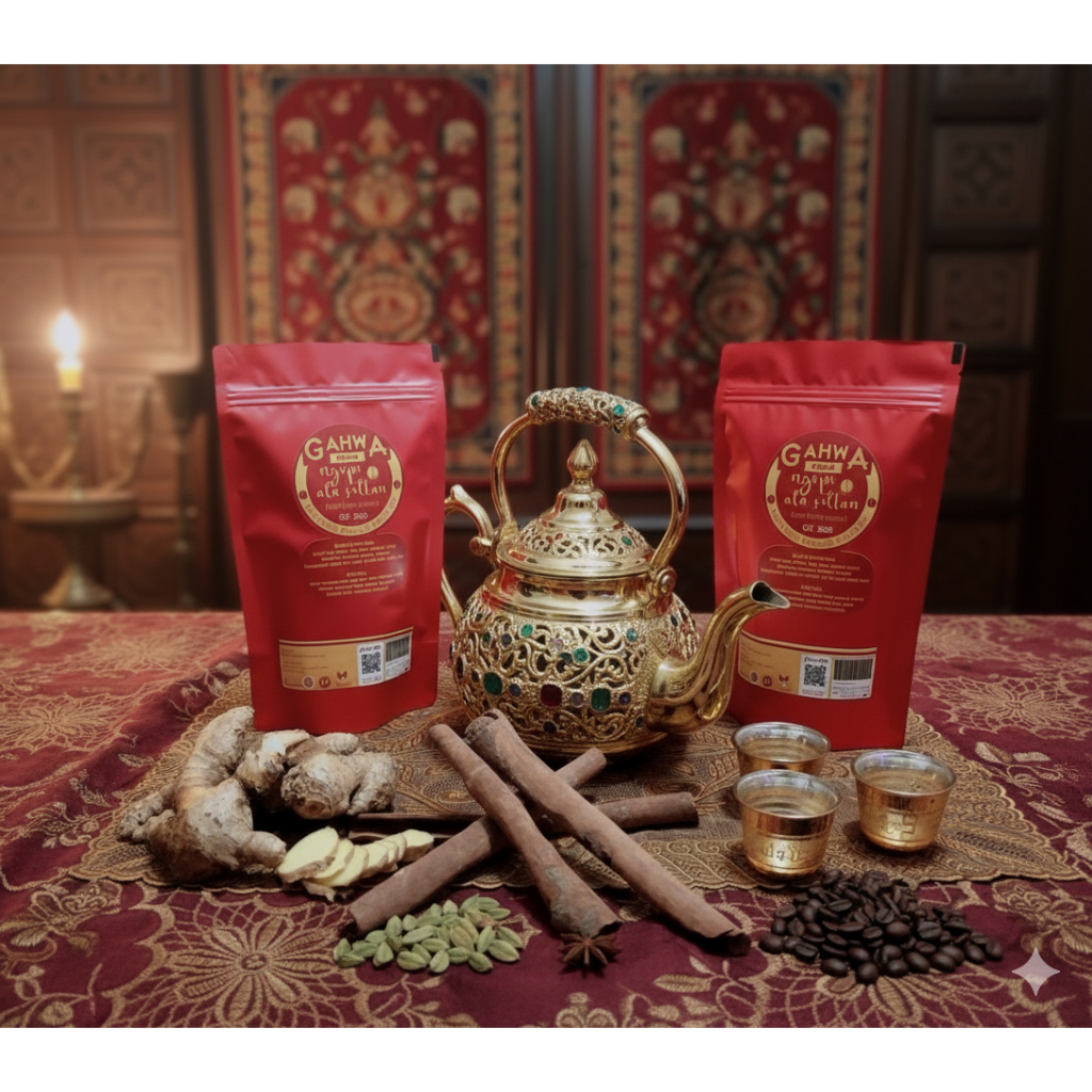 Kopi Sultan Herbal Terbaik | GAHWA Kopi Rempah Jahe Kapulaga