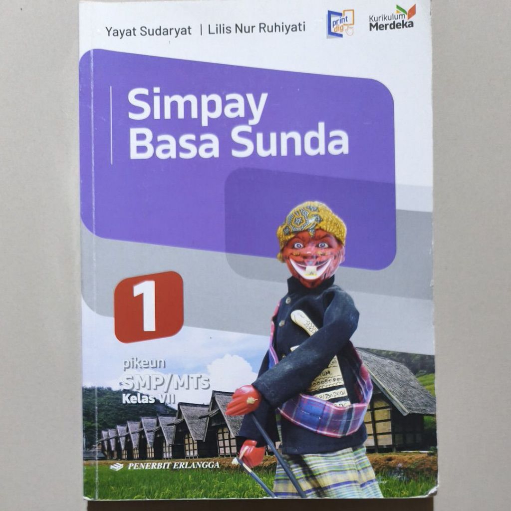Buku simpan basa Sunda kelas 7 smp/Mts Erlangga bahasa Sunda