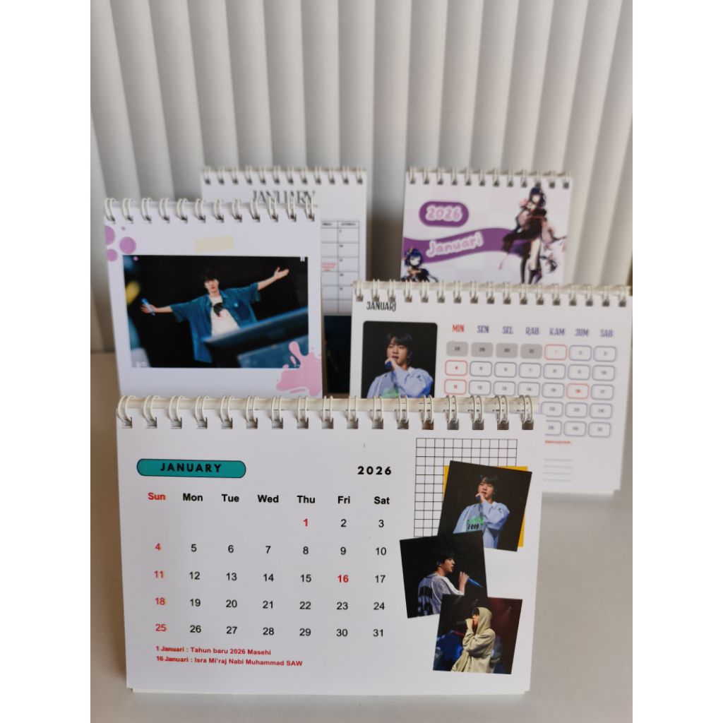 Kalender 2026 / kalender Meja / kalender BTS / Kalender custom