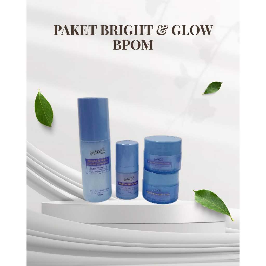 Insani Skincare Bright & Glow BPOM Untuk Mencerahkan & Menyamarkan Noda Hitam Produk Perawatan Viral