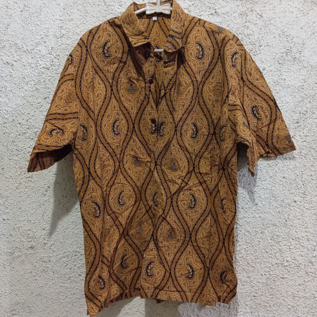 (Preloved) Baju Batik Pria XL / Baju Atasan Pria / Baju Batik Kondangan Pria
