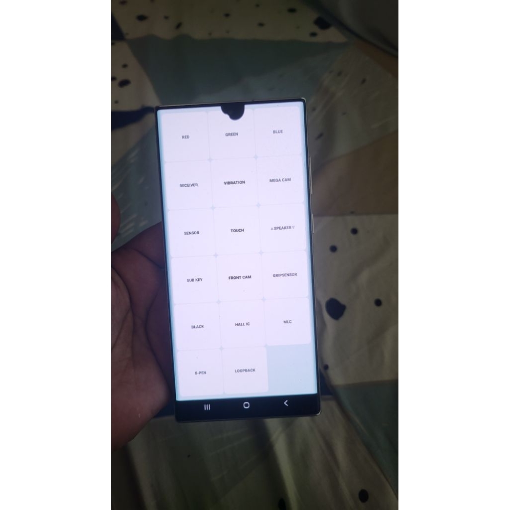 LCD Samsung s22 ultra original copotan minus