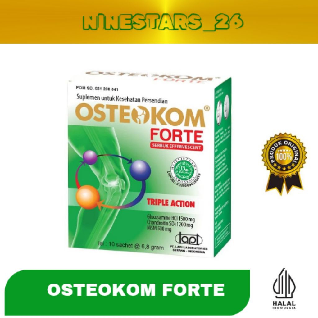 Osteokom Forte Serbuk isi 10's