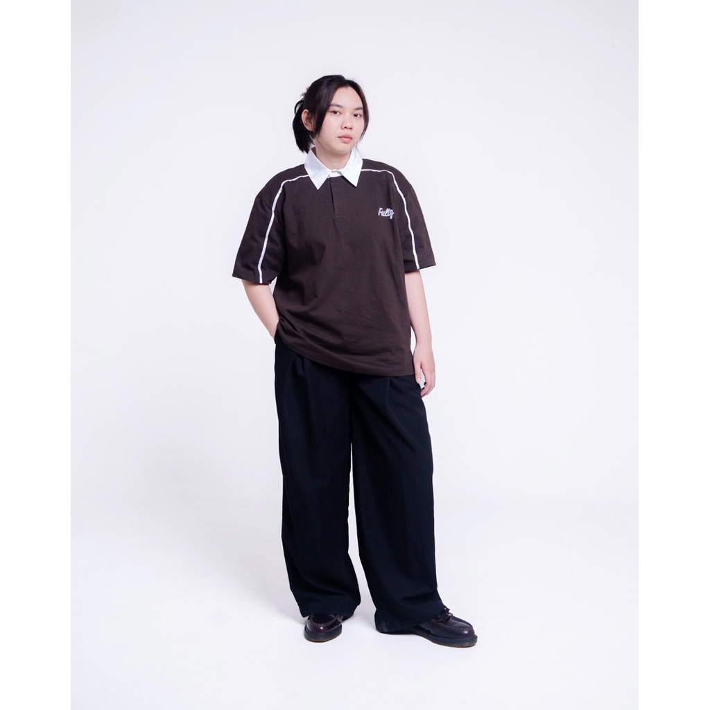 CROSS LINE RUGBY SHIRT SHORTSLEEVE