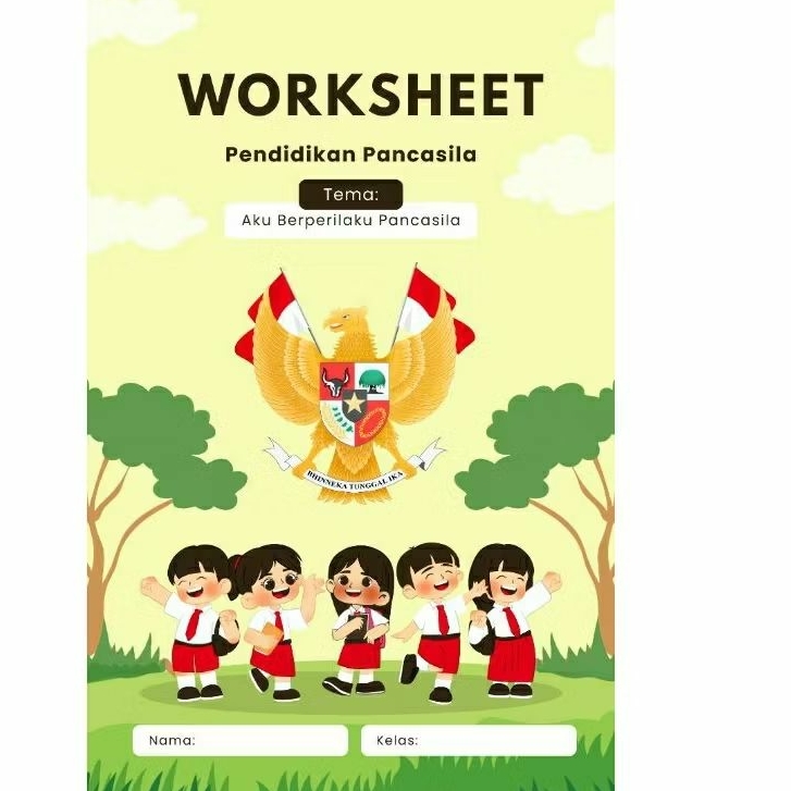 Worksheet Pendidikan Pancasila Anak SD
