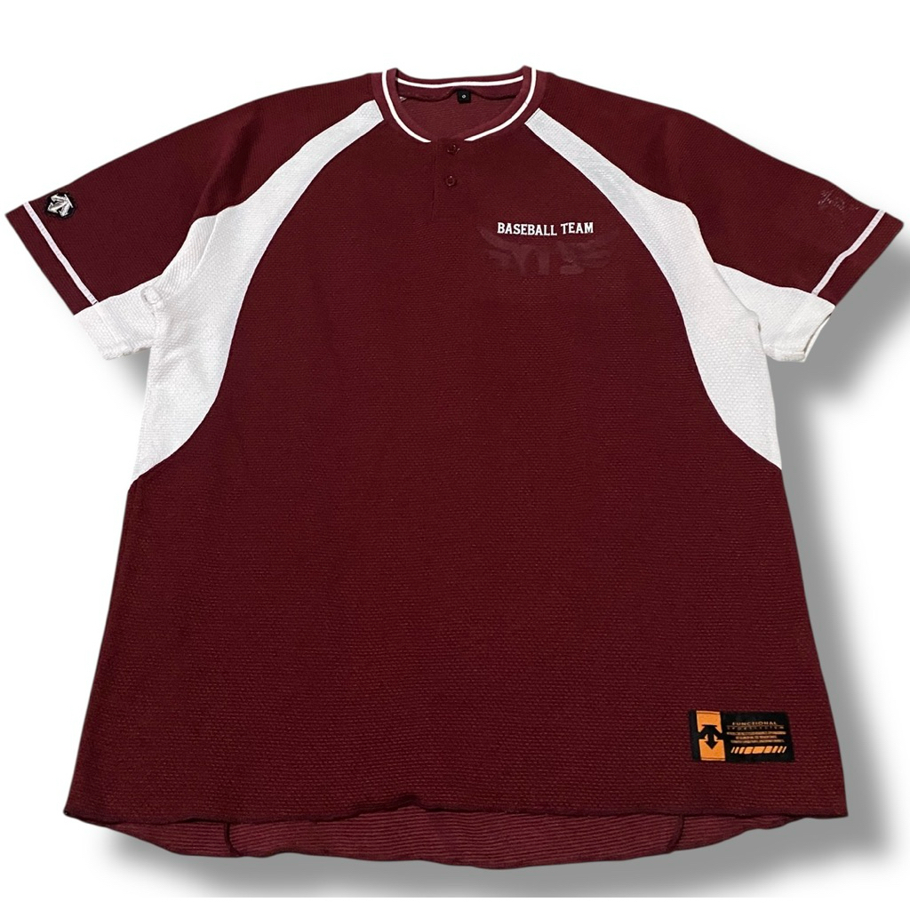 DESCENTE Kaos Polo Baseball Team Preloved