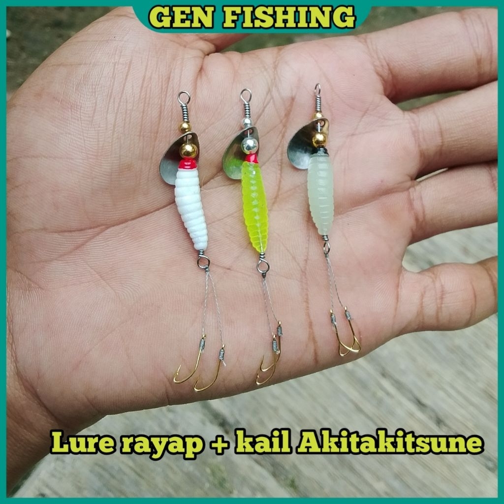 umpan Casting Wader Lure Rayap Bisa buat nila Gabus Kocolan