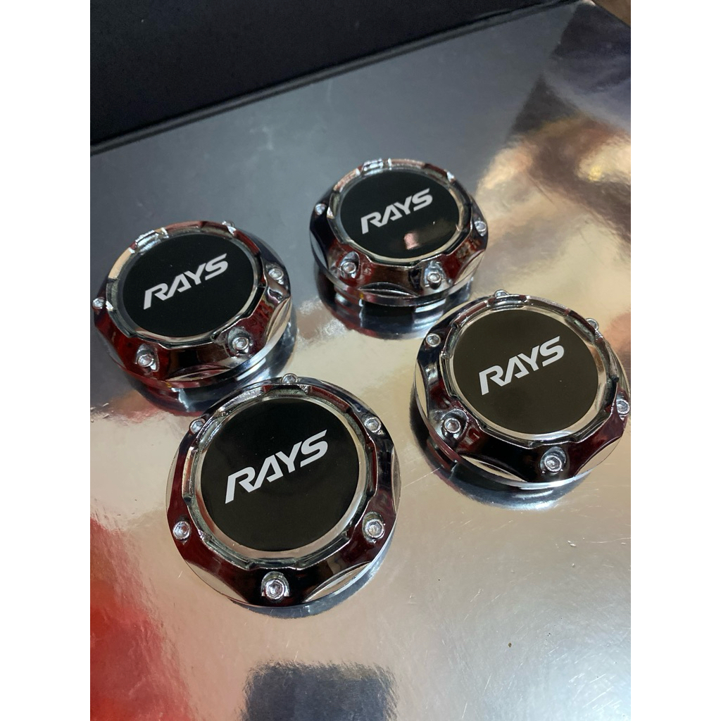 Tutup Dop Velg Rays Crhome ukuran diameter 6,8cm