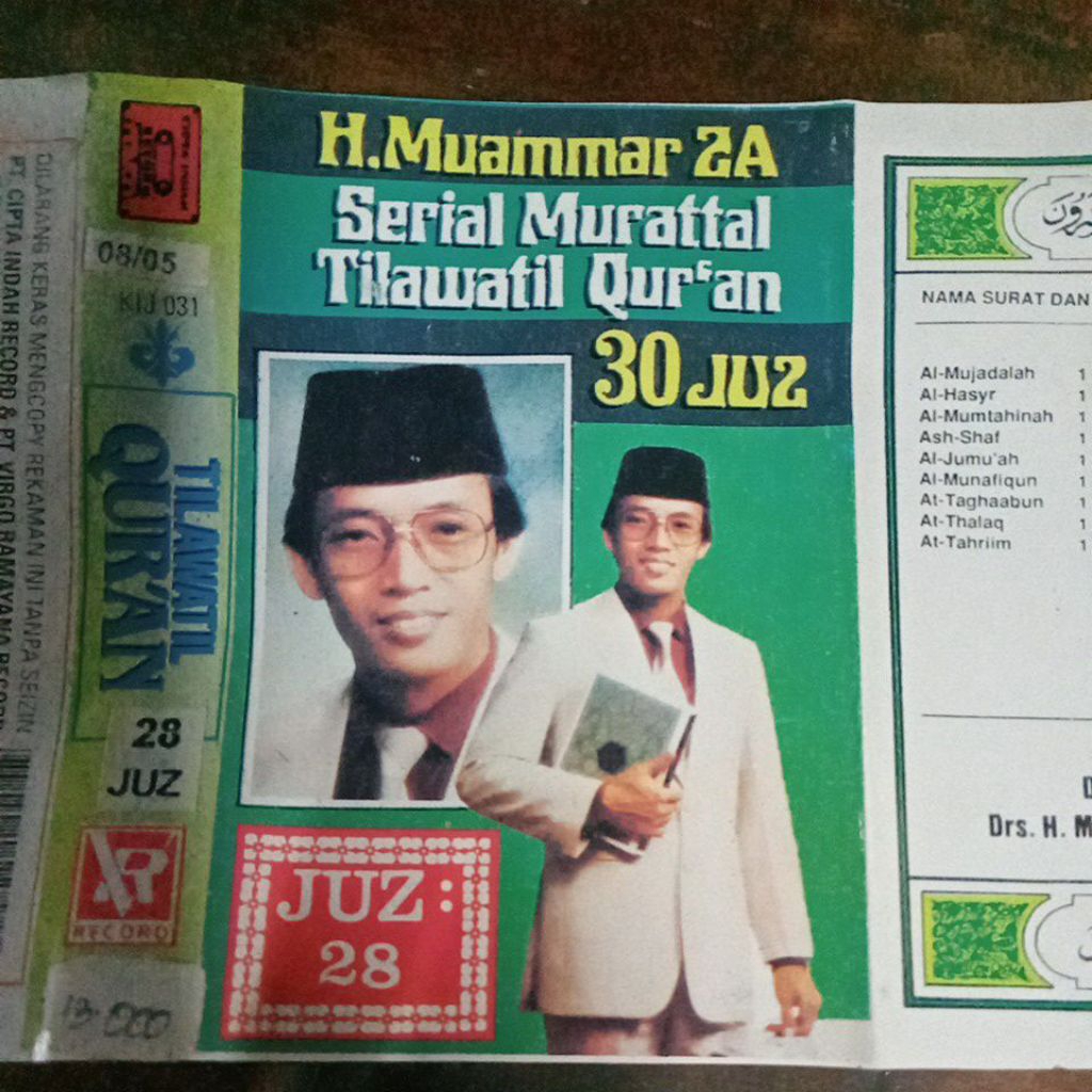 kaset pita H. MUAMMAR ZA A013