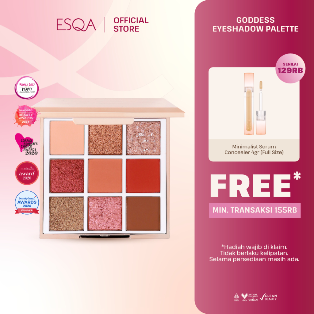 ESQA Goddess Eyeshadow Palette