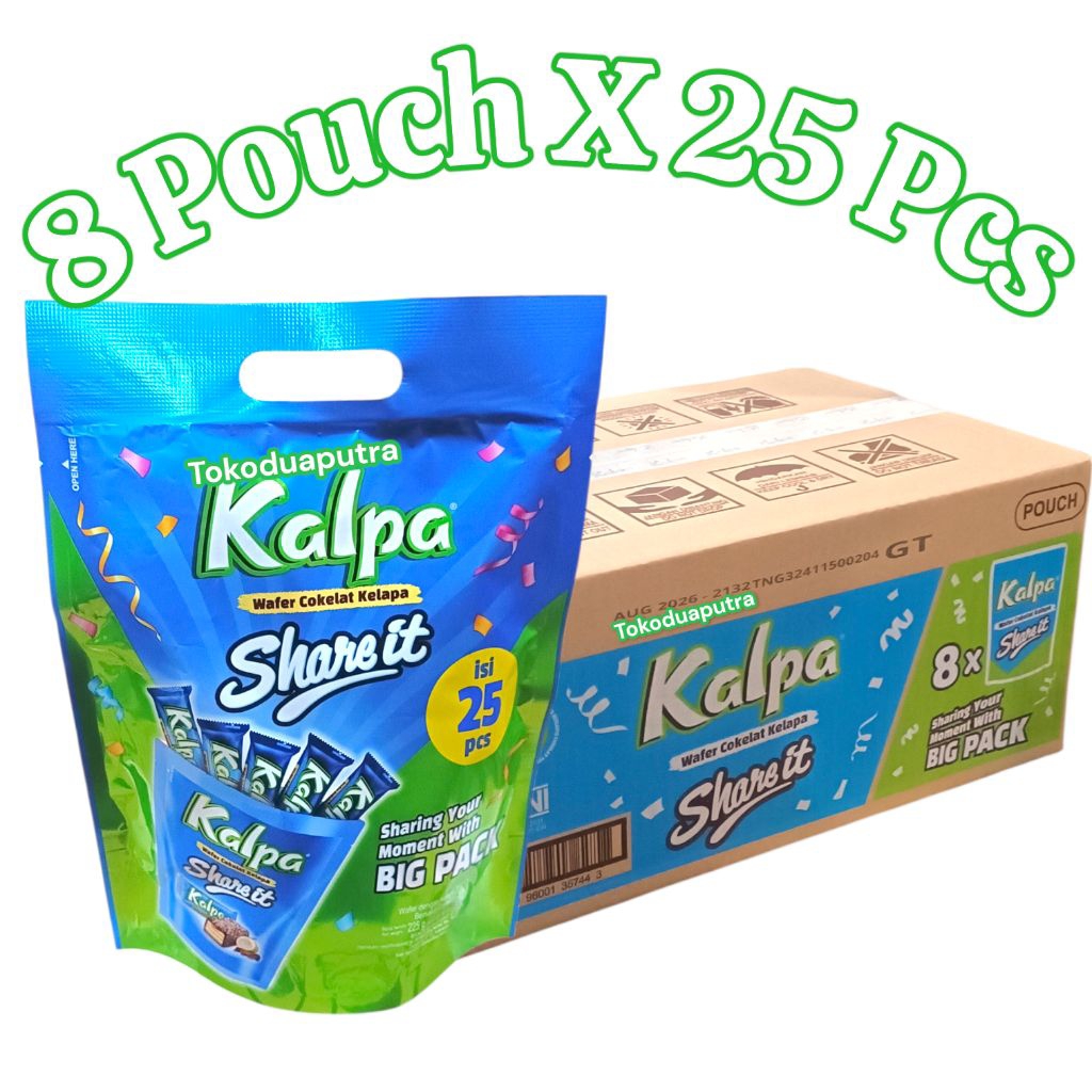 Kalpa Share It Isi 25 X 8 Pouch ( 1 karton) /wafer Kalpa Pouch isi 25 pcs