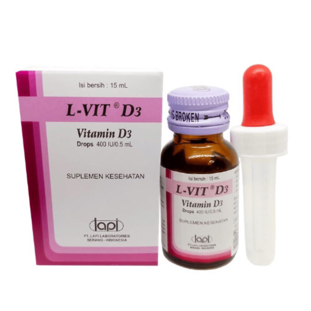 L vit d3 drops vitamin bayi anak