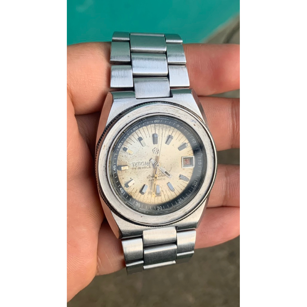 JAM TANGAN TITONI SPACE STAR Otomatis Jadul / Vintage / Lawas