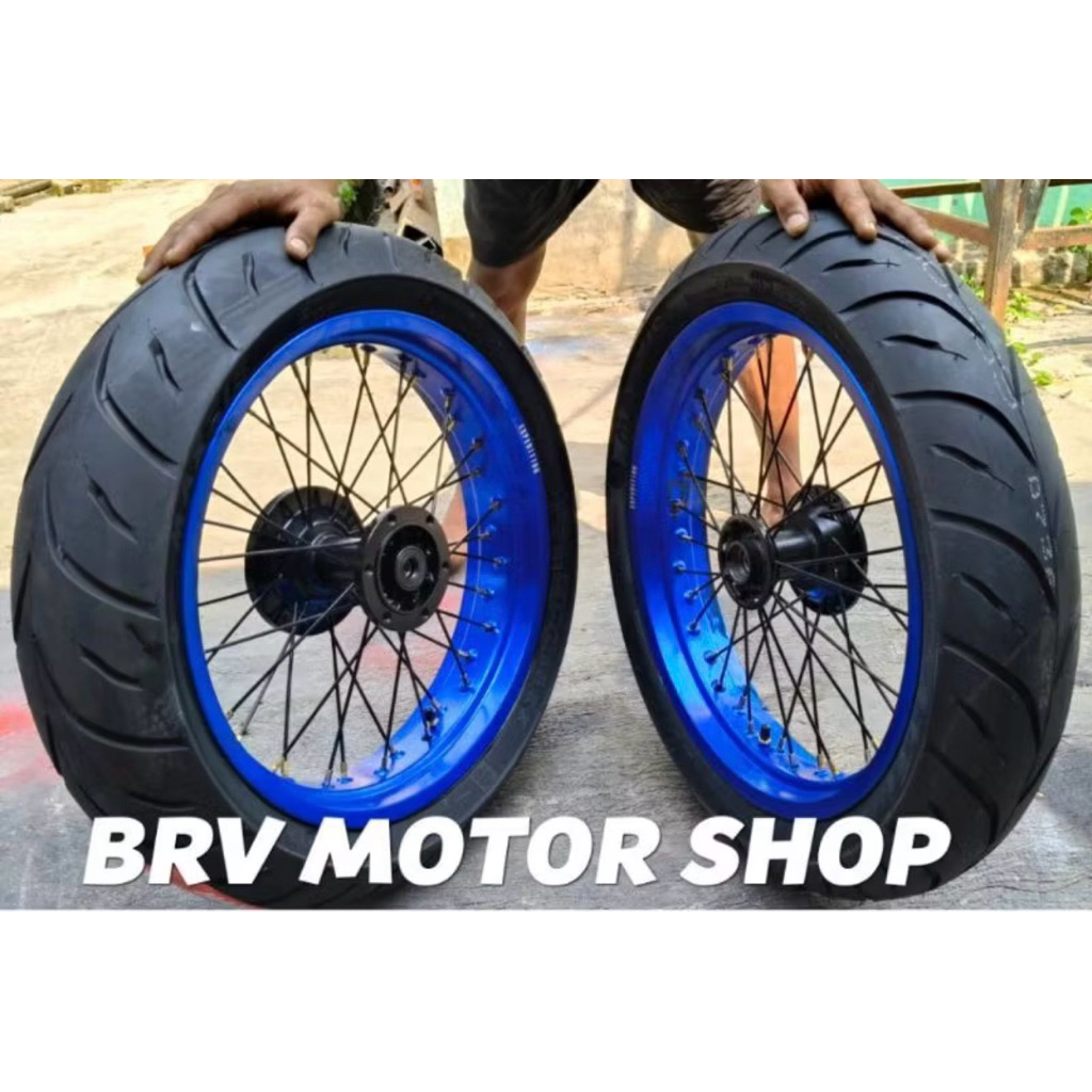 Velg Scarlet Klx 150 Tromol Scarlet Velg Scarlet- Paket Supermoto Ful Scarlet 300-350-17